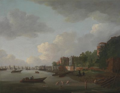 Una vista immaginaria del ponte di Westminster da Adrien Leprieur